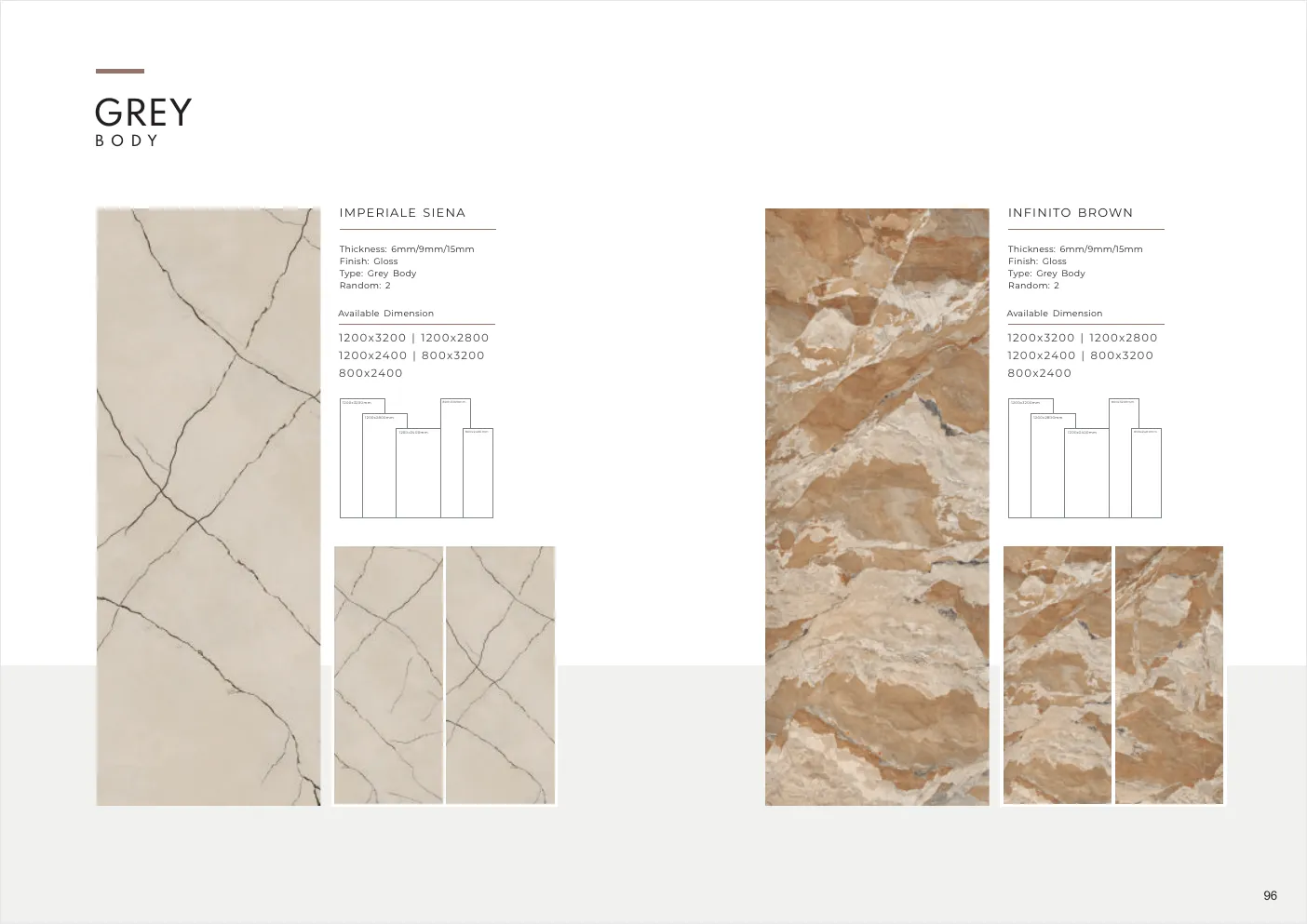 Ultima General Catalog - Design 95 - 1200x3200mm Glossy