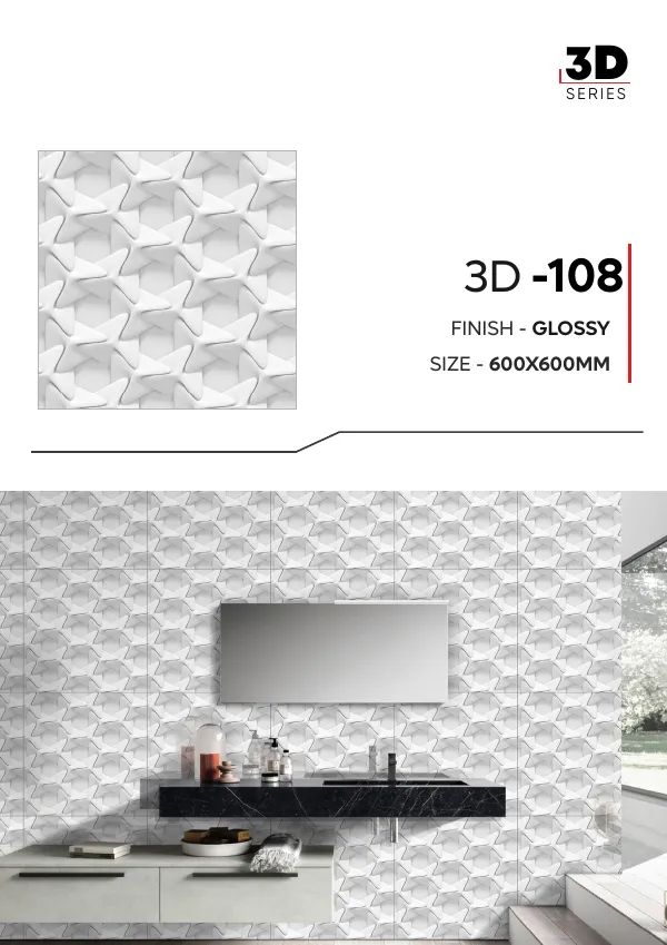 WL 3D Series 600x600mm - Design 9 - 600x600mm 3D