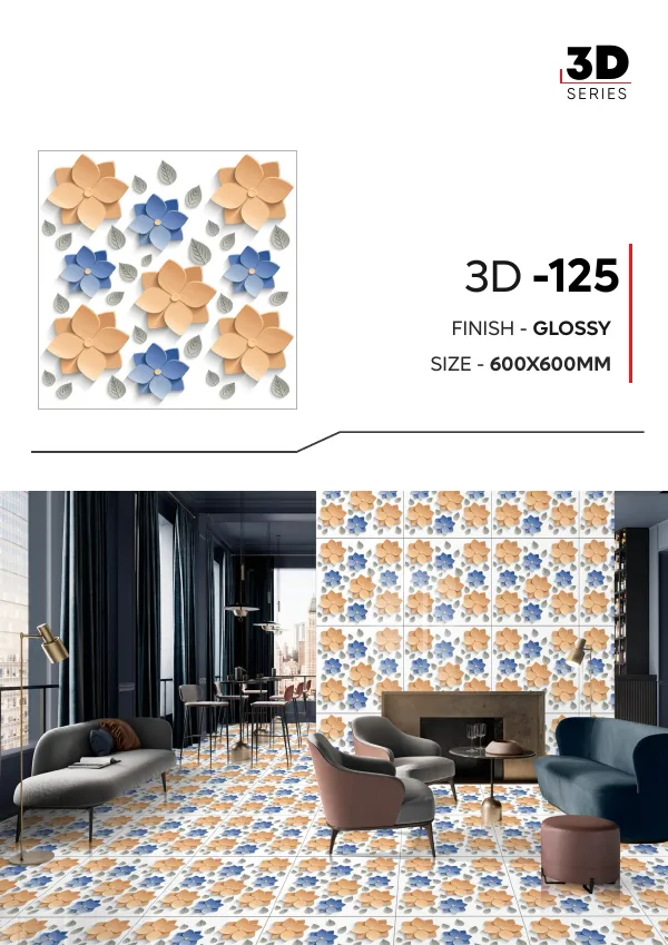 WL 3D Series 600x600mm - Design 25 - 600x600mm 3D