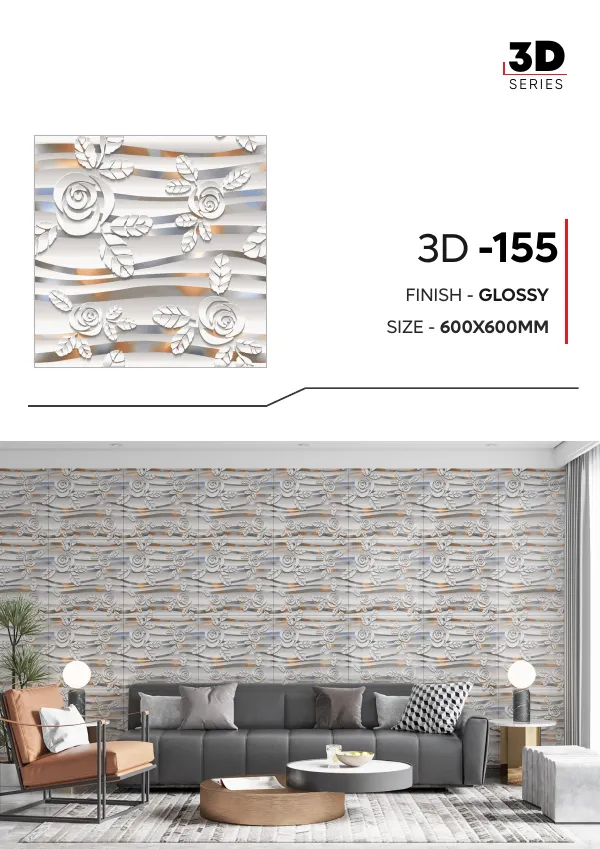 WL 3D Series 600x600mm - Design 55 - 600x600mm 3D