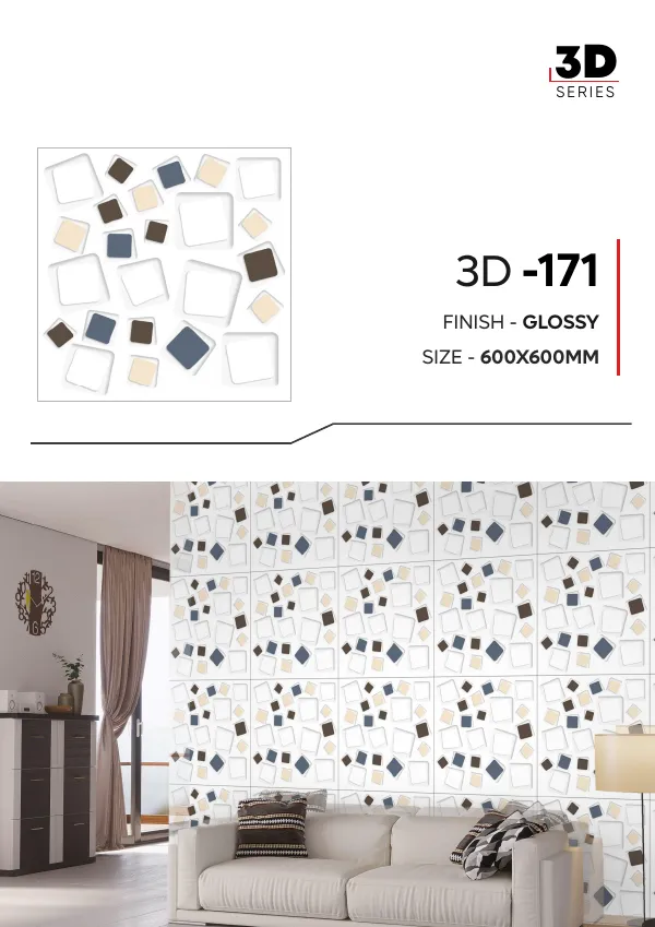WL 3D Series 600x600mm - Design 70 - 600x600mm 3D