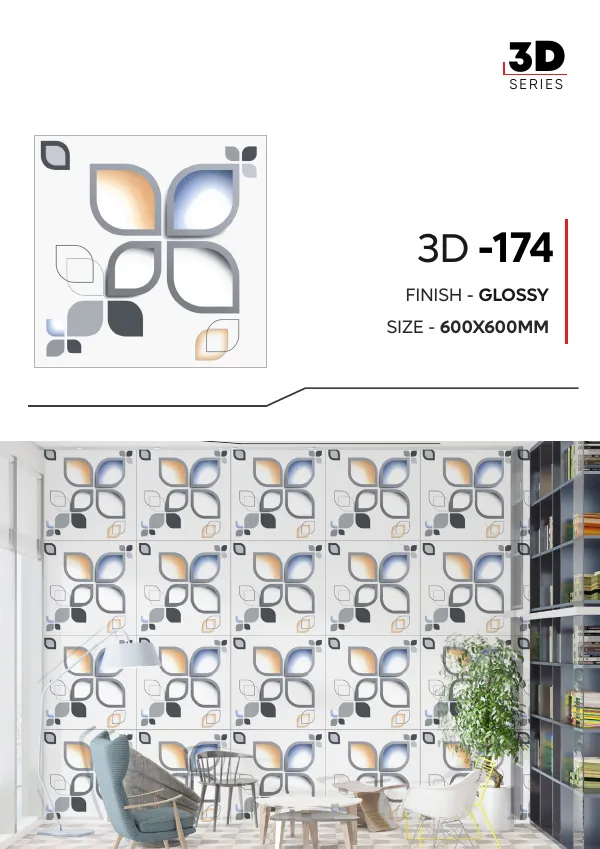 WL 3D Series 600x600mm - Design 73 - 600x600mm 3D