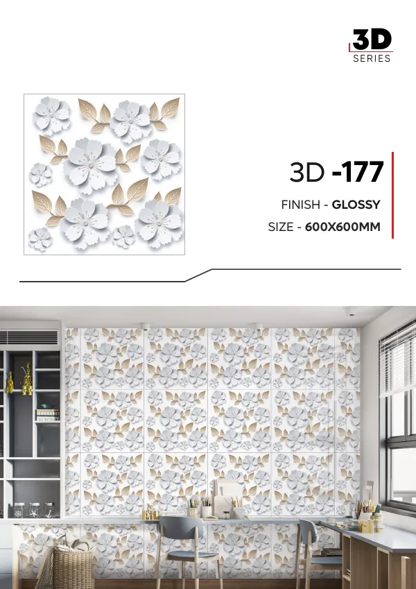 WL 3D Series 600x600mm - Design 76 - 600x600mm 3D