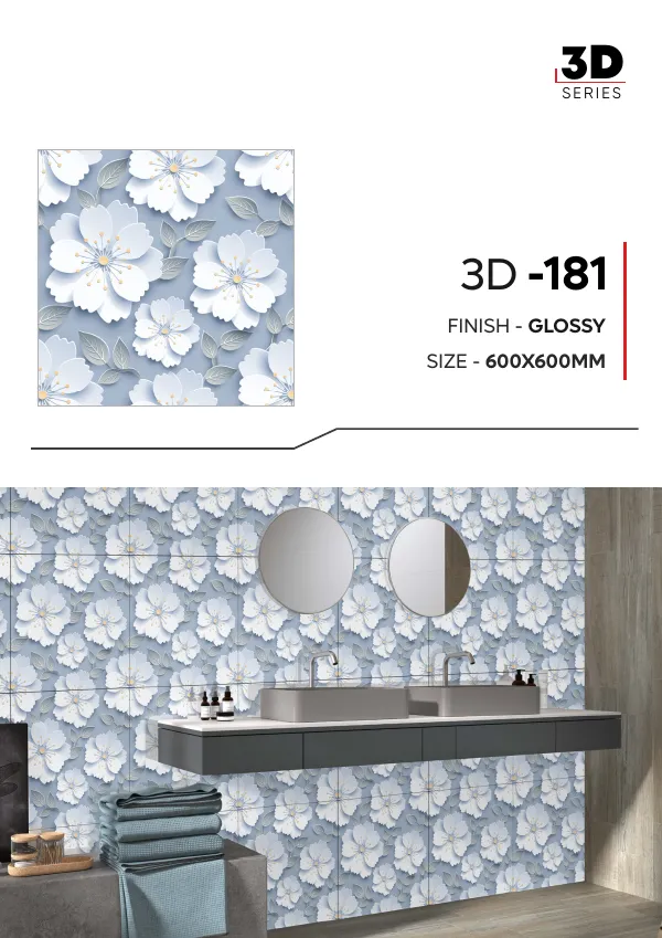 WL 3D Series 600x600mm - Design 80 - 600x600mm 3D