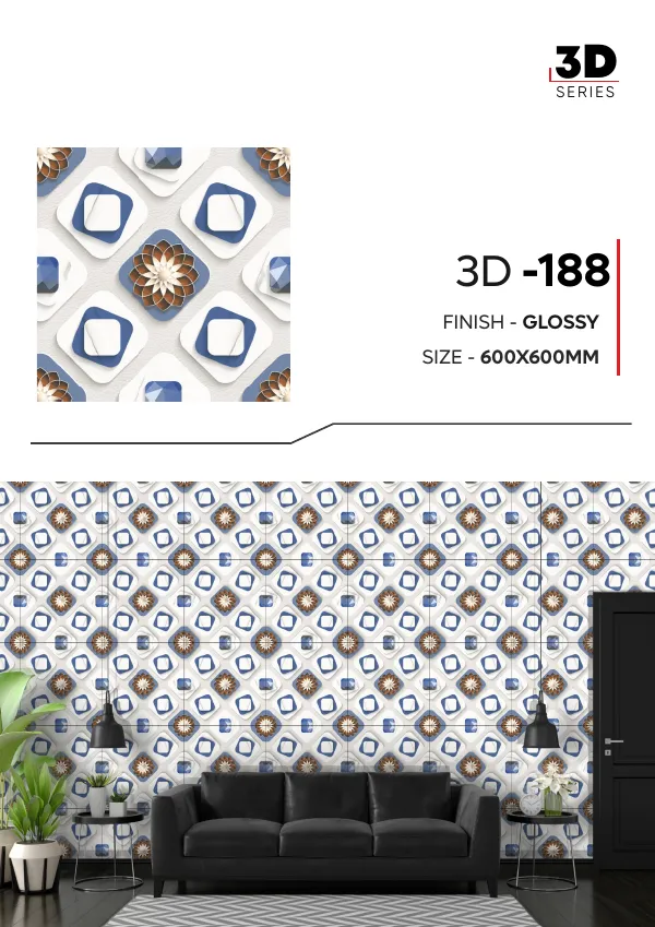 WL 3D Series 600x600mm - Design 87 - 600x600mm 3D