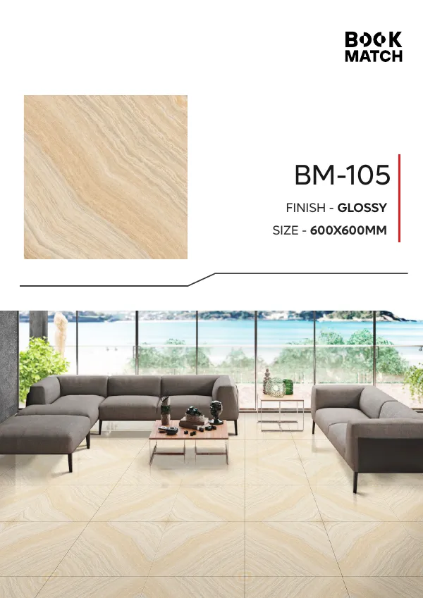 WL Book Match 600x600mm - Design 7 - 600x600mm Bookmatch