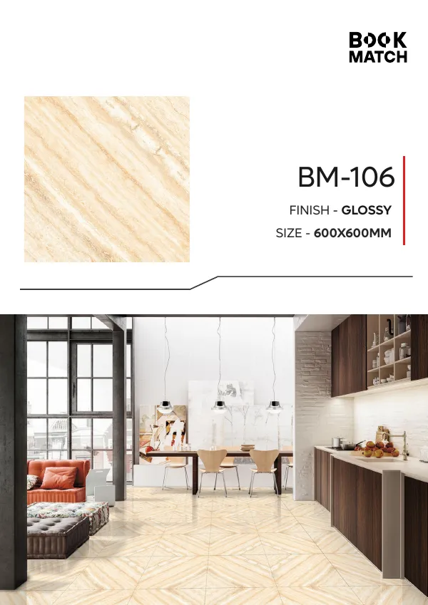 WL Book Match 600x600mm - Design 8 - 600x600mm Bookmatch