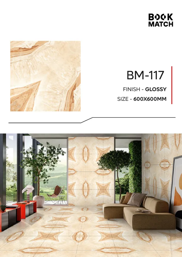 WL Book Match 600x600mm - Design 18 - 600x600mm Bookmatch