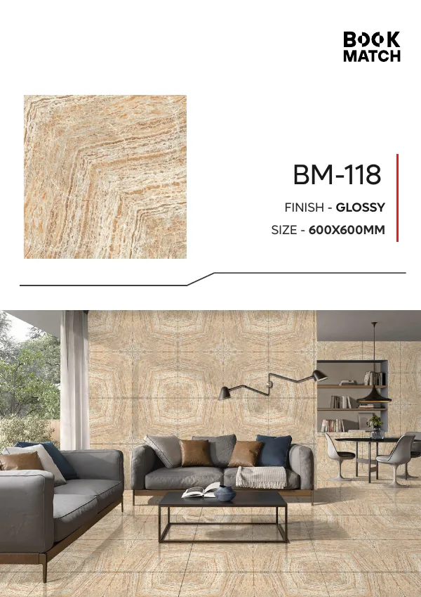 WL Book Match 600x600mm - Design 19 - 600x600mm Bookmatch