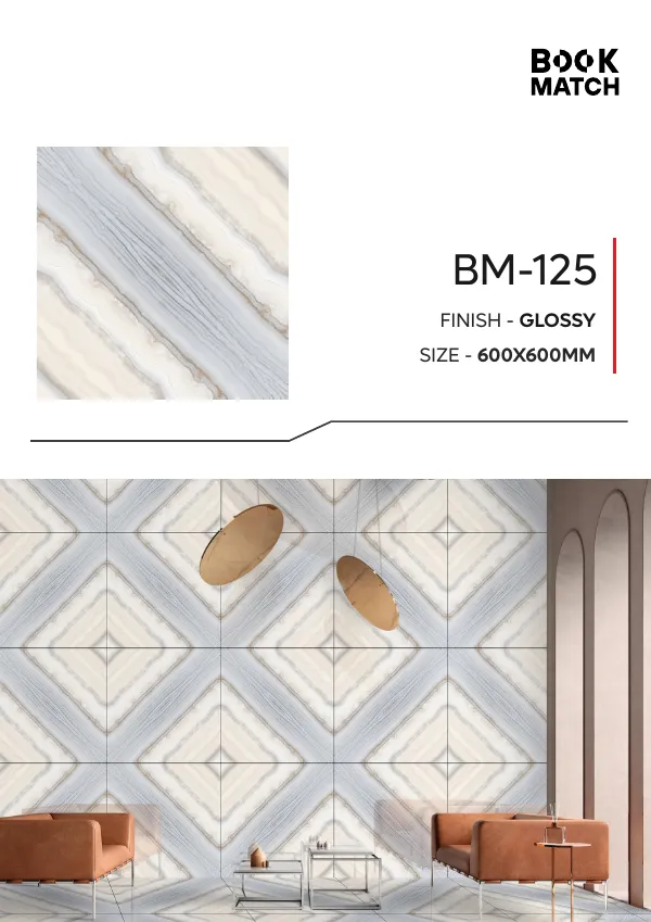WL Book Match 600x600mm - Design 24 - 600x600mm Bookmatch