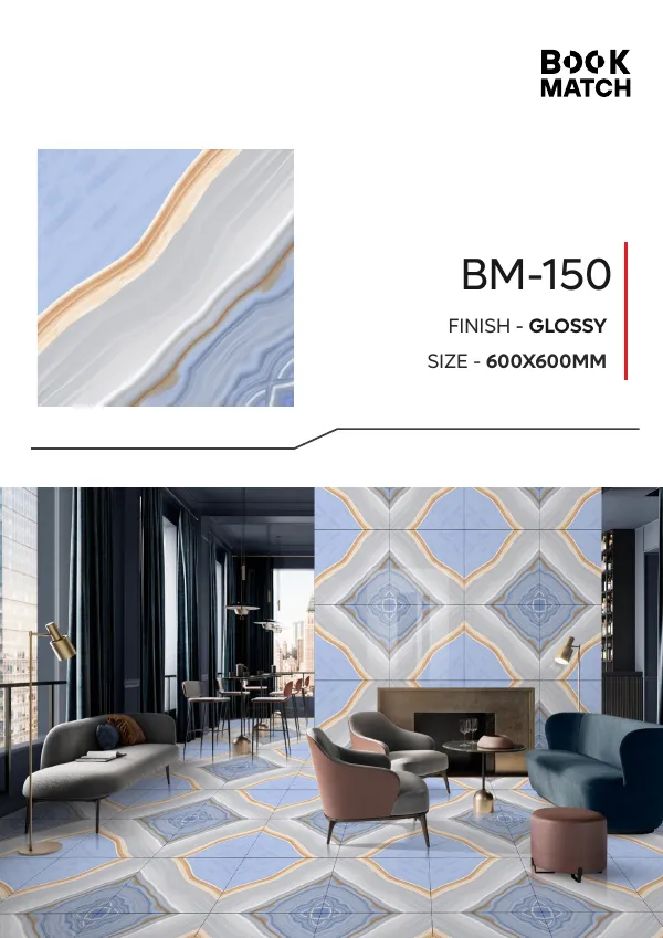 WL Book Match 600x600mm - Design 45 - 600x600mm Bookmatch