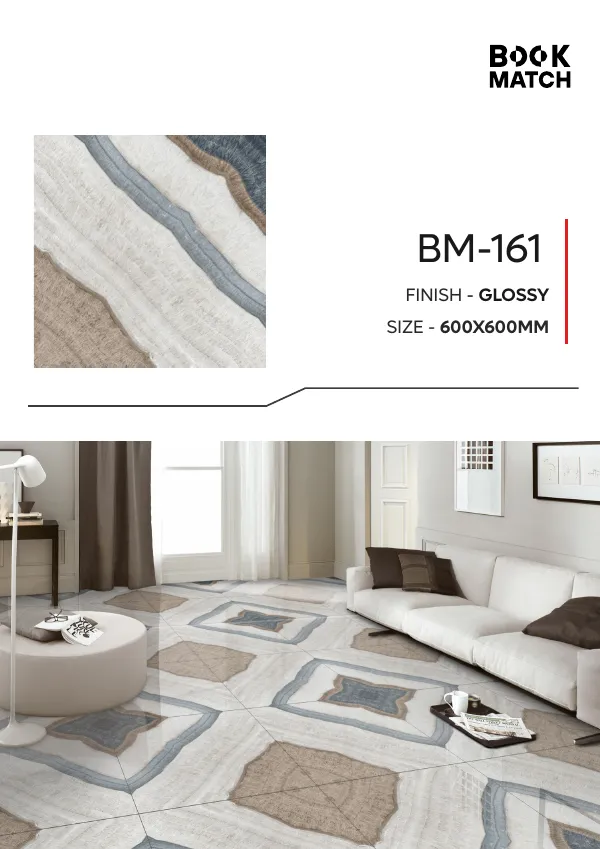 WL Book Match 600x600mm - Design 54 - 600x600mm Bookmatch