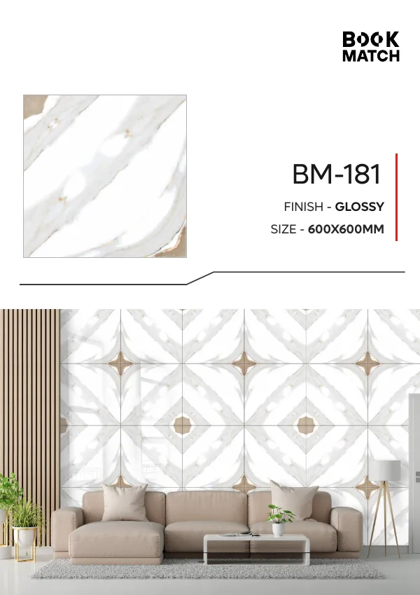 WL Book Match 600x600mm - Design 72 - 600x600mm Bookmatch