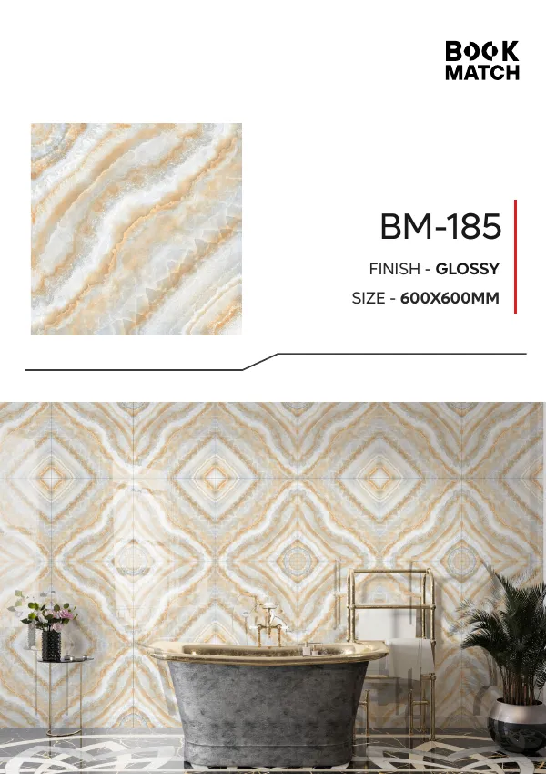 WL Book Match 600x600mm - Design 76 - 600x600mm Bookmatch