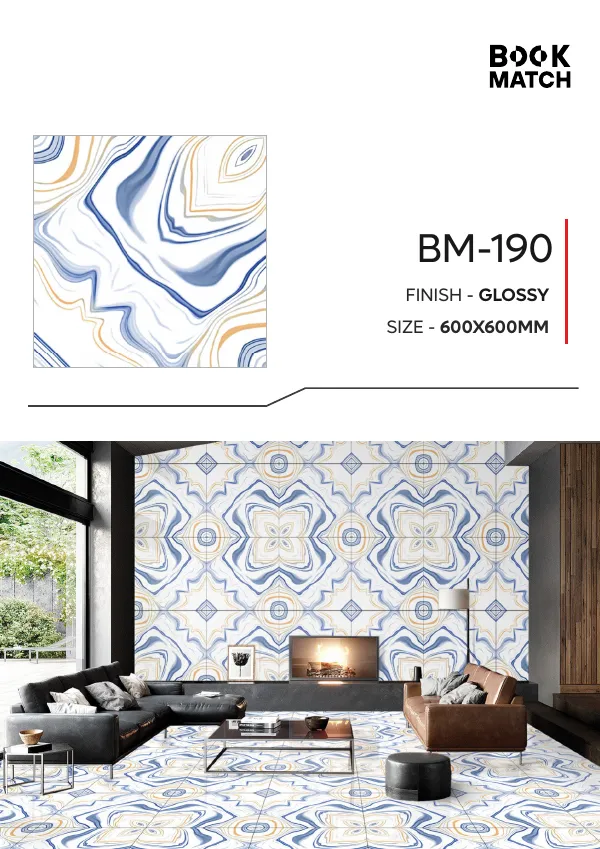 WL Book Match 600x600mm - Design 81 - 600x600mm Bookmatch