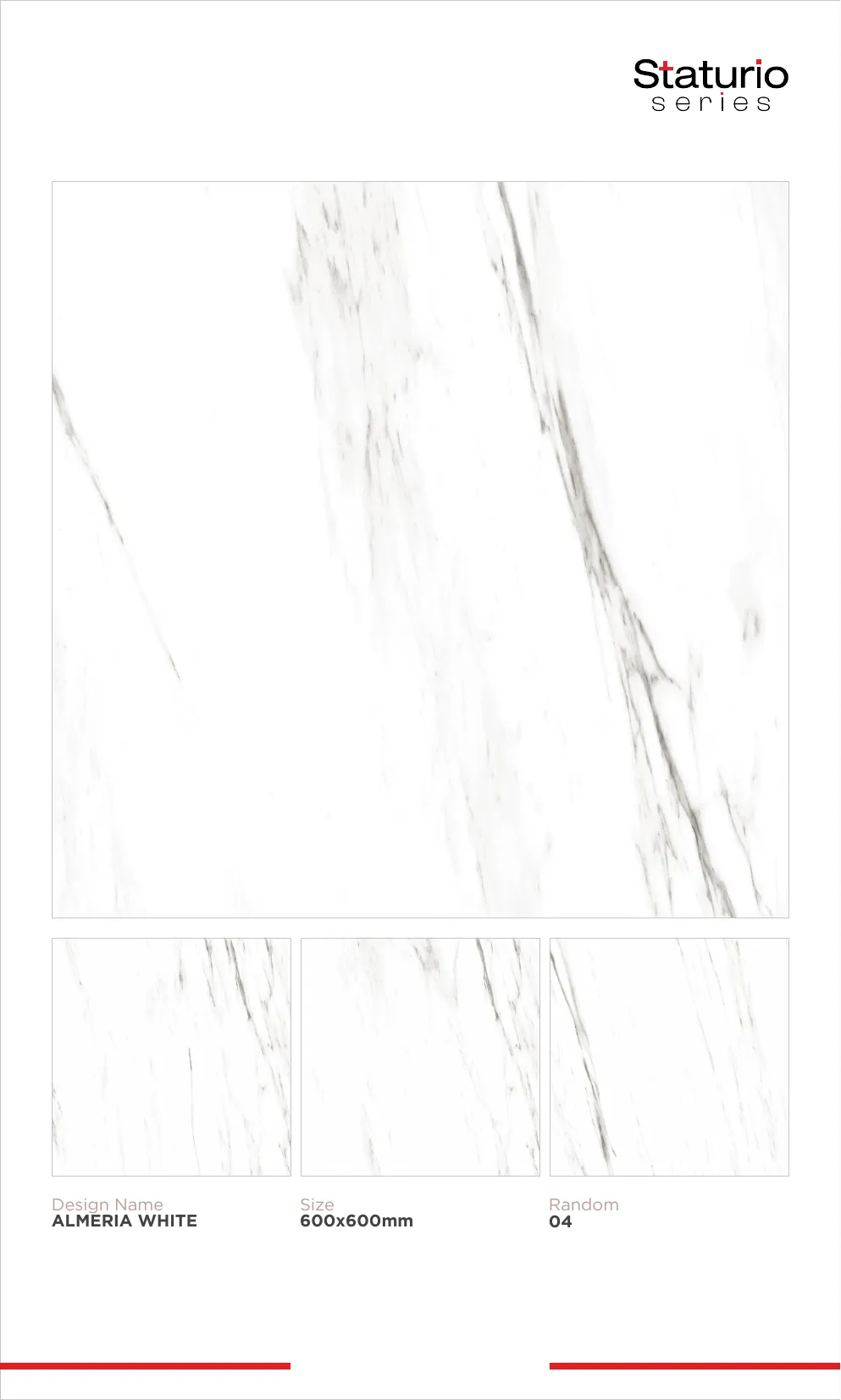 WL PGVT 3 Staturio 600x600mm - Design 7 - 600x600mm Statuario