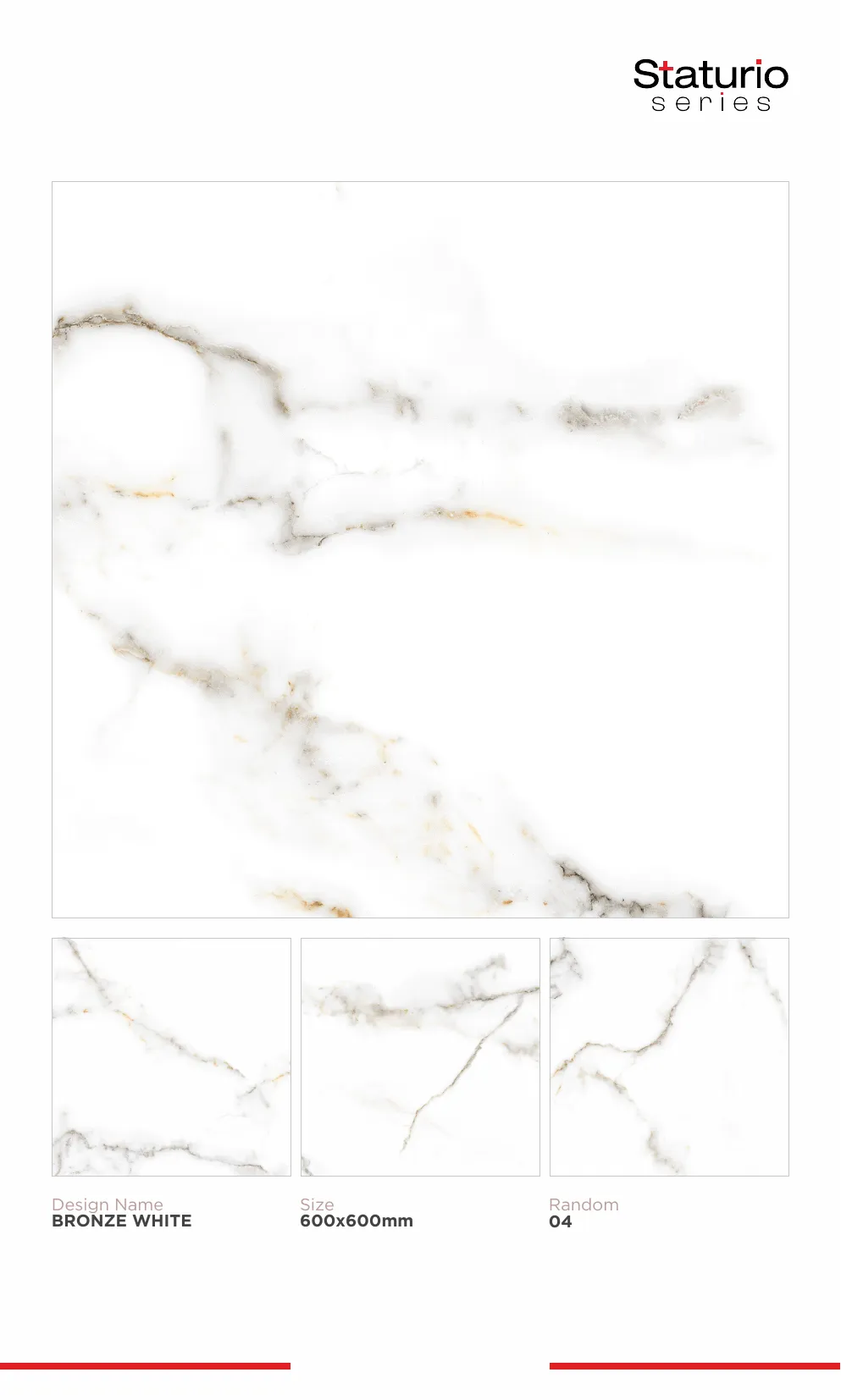 WL PGVT 3 Staturio 600x600mm - Design 25 - 600x600mm Statuario
