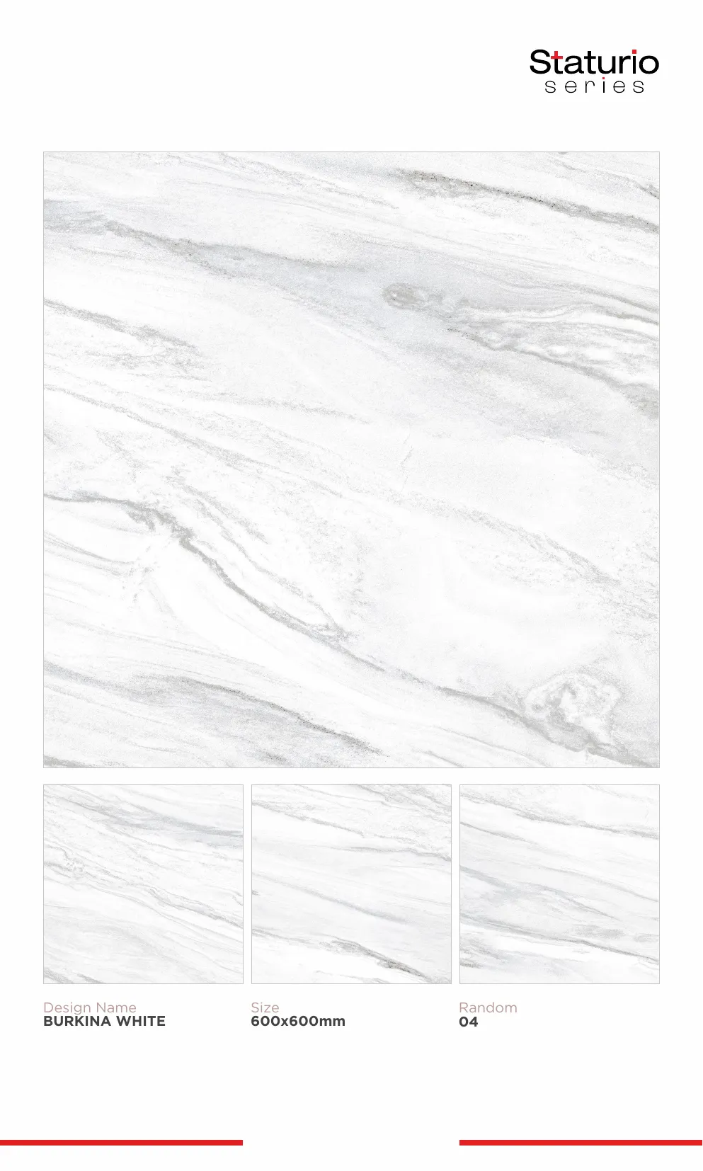 WL PGVT 3 Staturio 600x600mm - Design 27 - 600x600mm Statuario