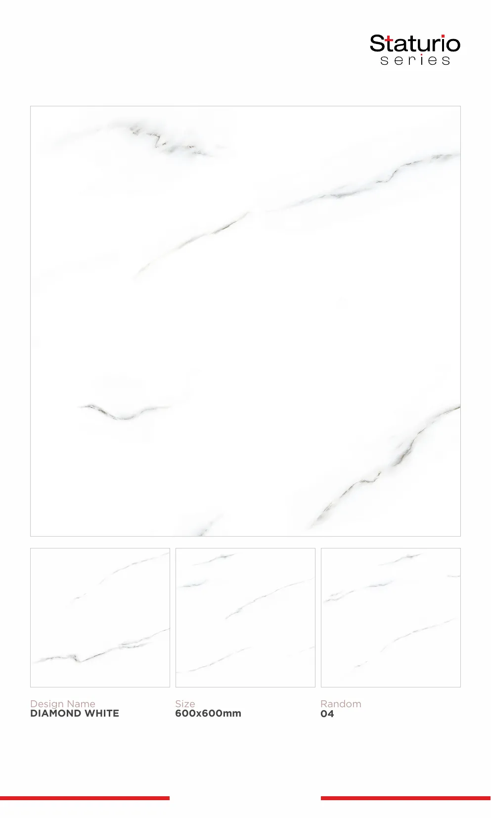 WL PGVT 3 Staturio 600x600mm - Design 37 - 600x600mm Statuario