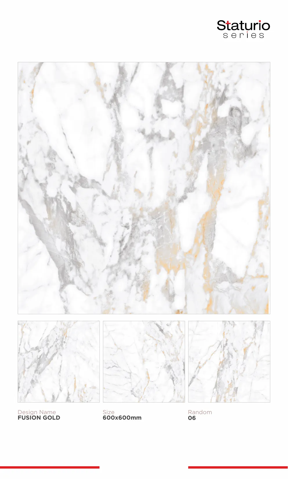 WL PGVT 3 Staturio 600x600mm - Design 47 - 600x600mm Statuario