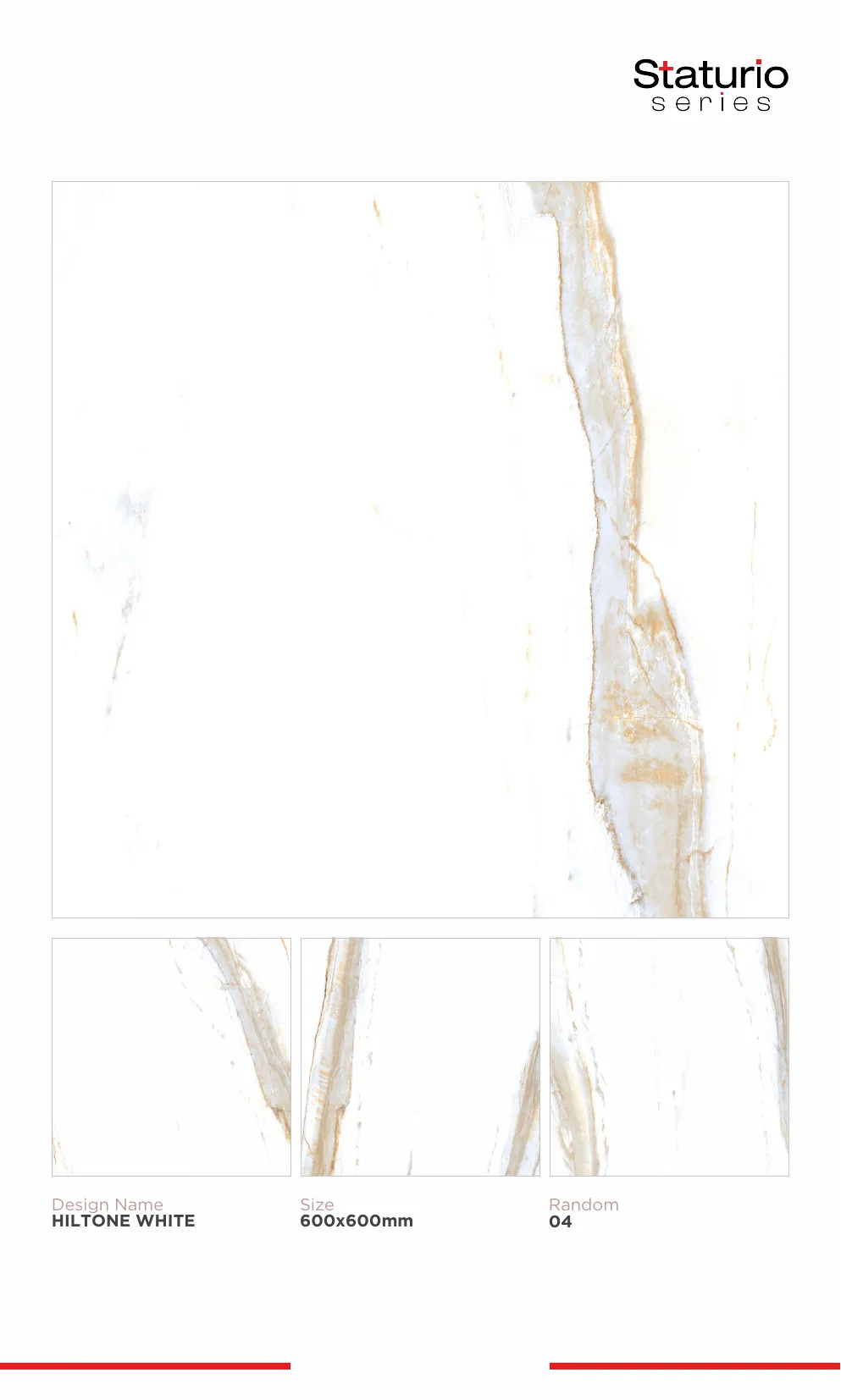 WL PGVT 3 Staturio 600x600mm - Design 51 - 600x600mm Statuario