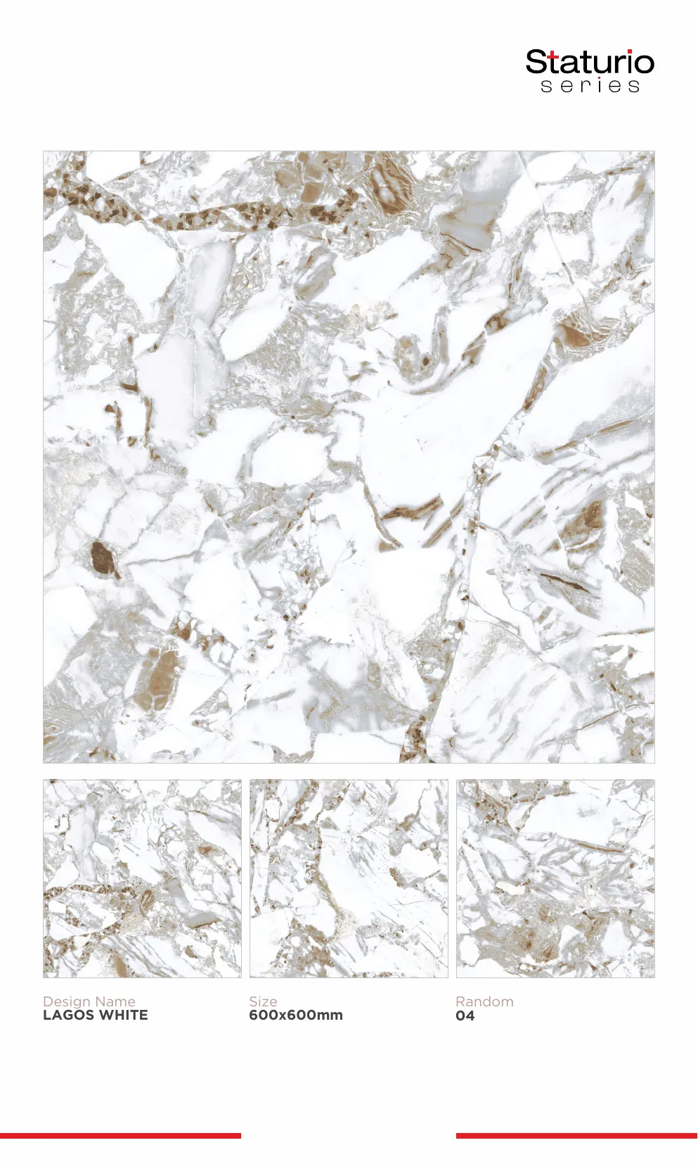 WL PGVT 3 Staturio 600x600mm - Design 53 - 600x600mm Statuario