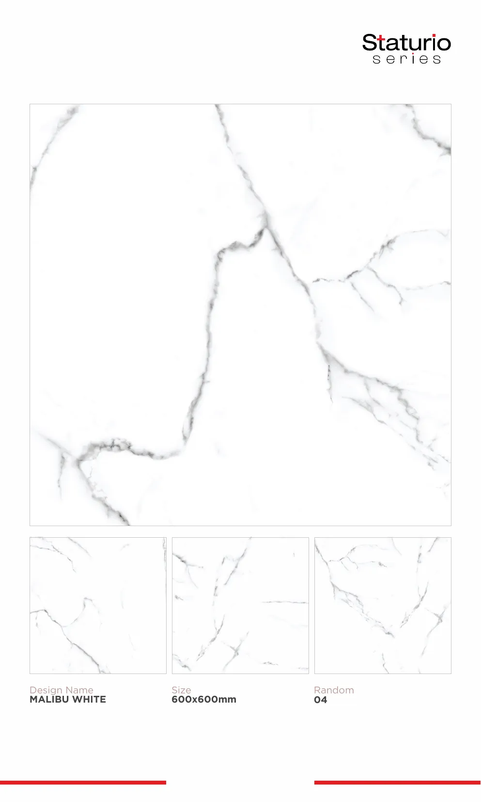 WL PGVT 3 Staturio 600x600mm - Design 57 - 600x600mm Statuario