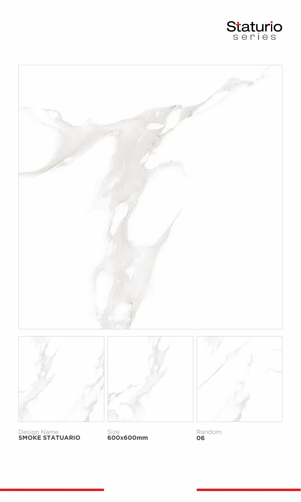 WL PGVT 3 Staturio 600x600mm - Design 75 - 600x600mm Statuario