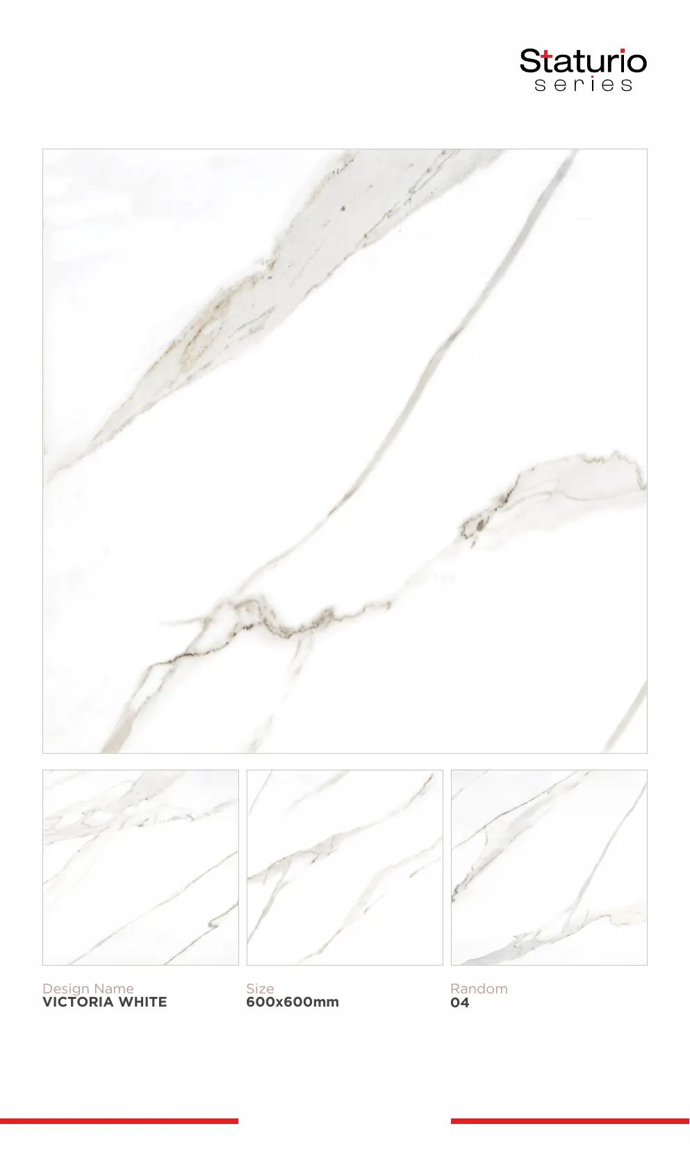 WL PGVT 3 Staturio 600x600mm - Design 89 - 600x600mm Statuario