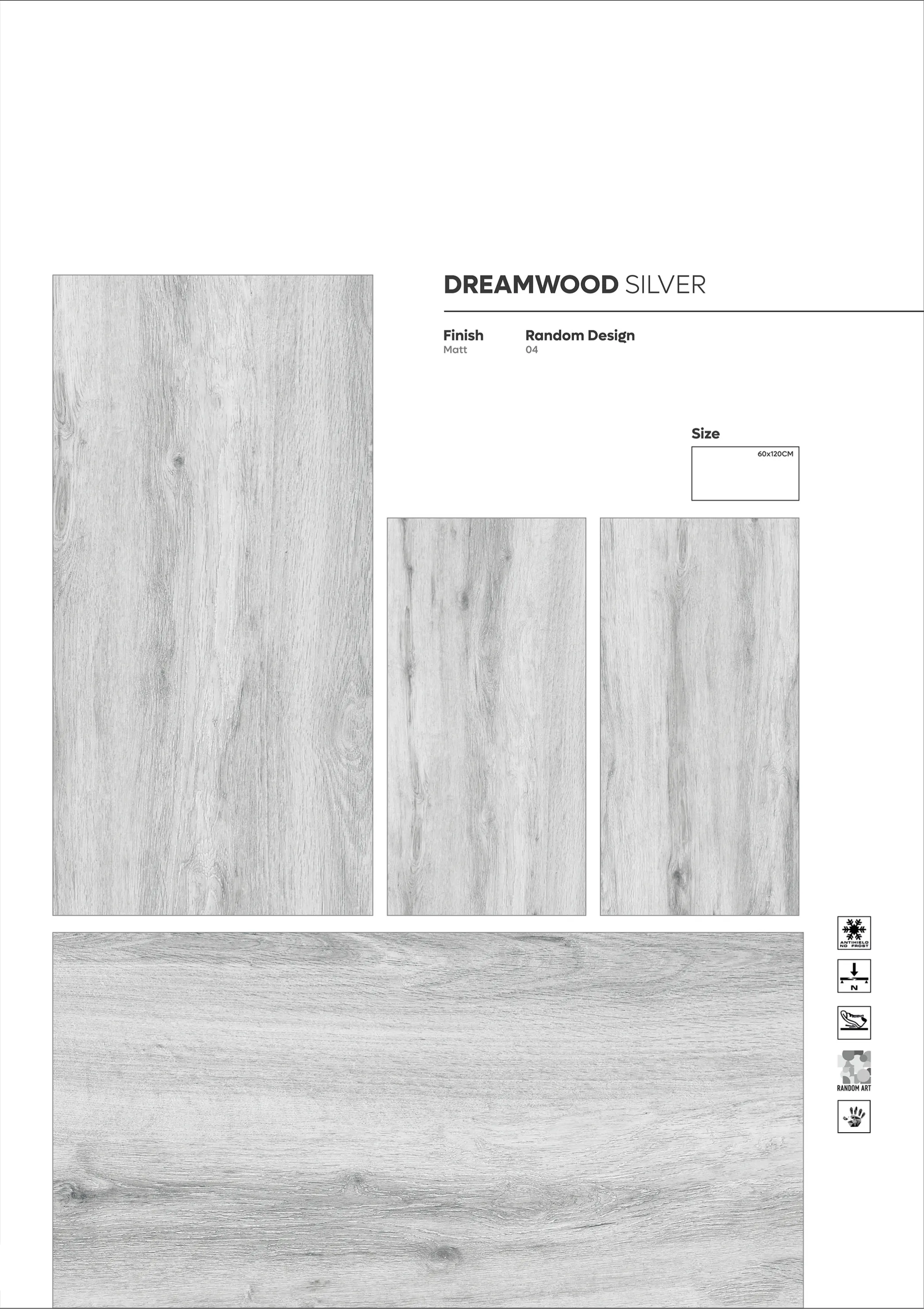 WOODEN SERIES - Design 10 - 600x1200mm Wood