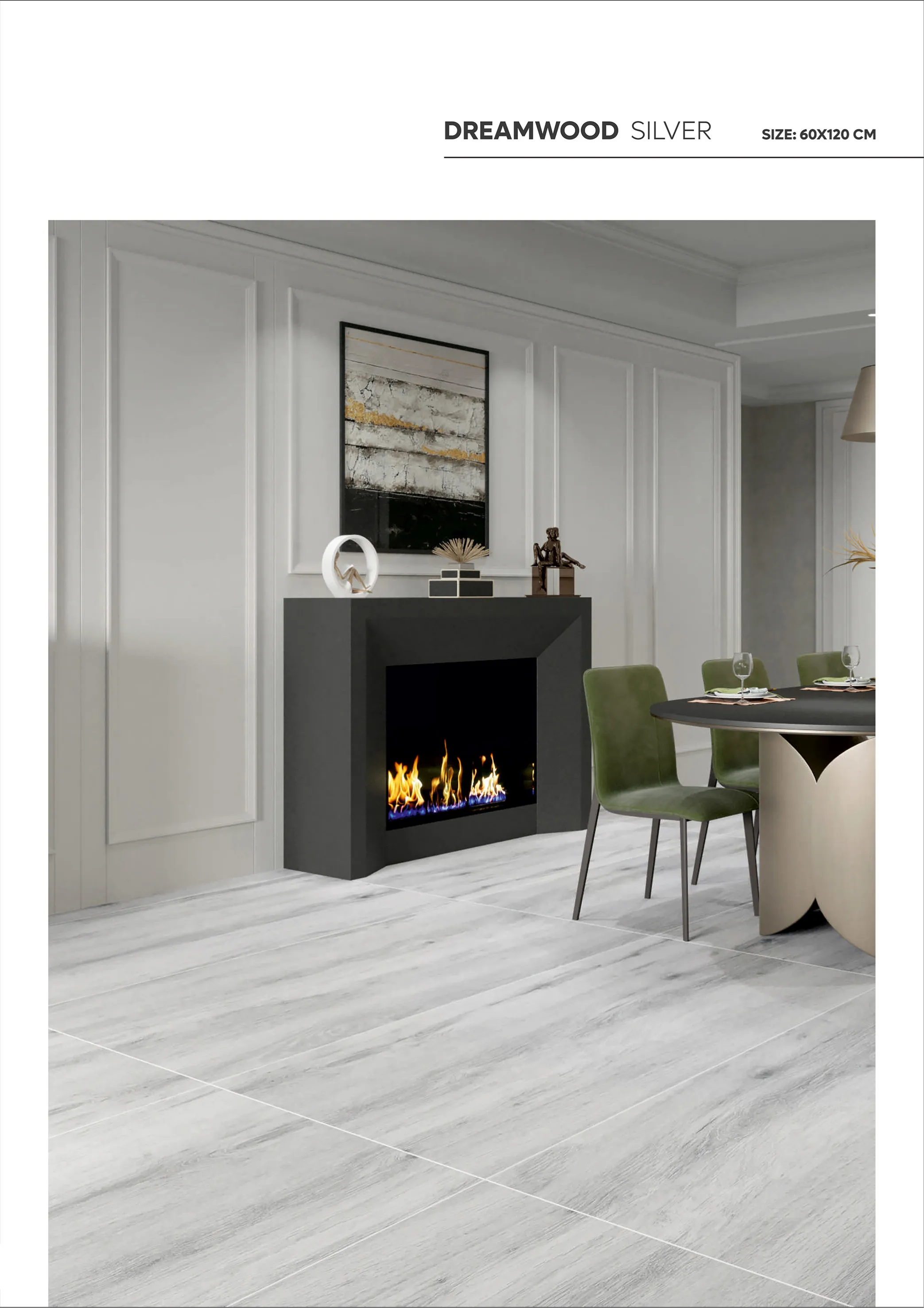WOODEN SERIES - Design 11 - 600x1200mm Wood