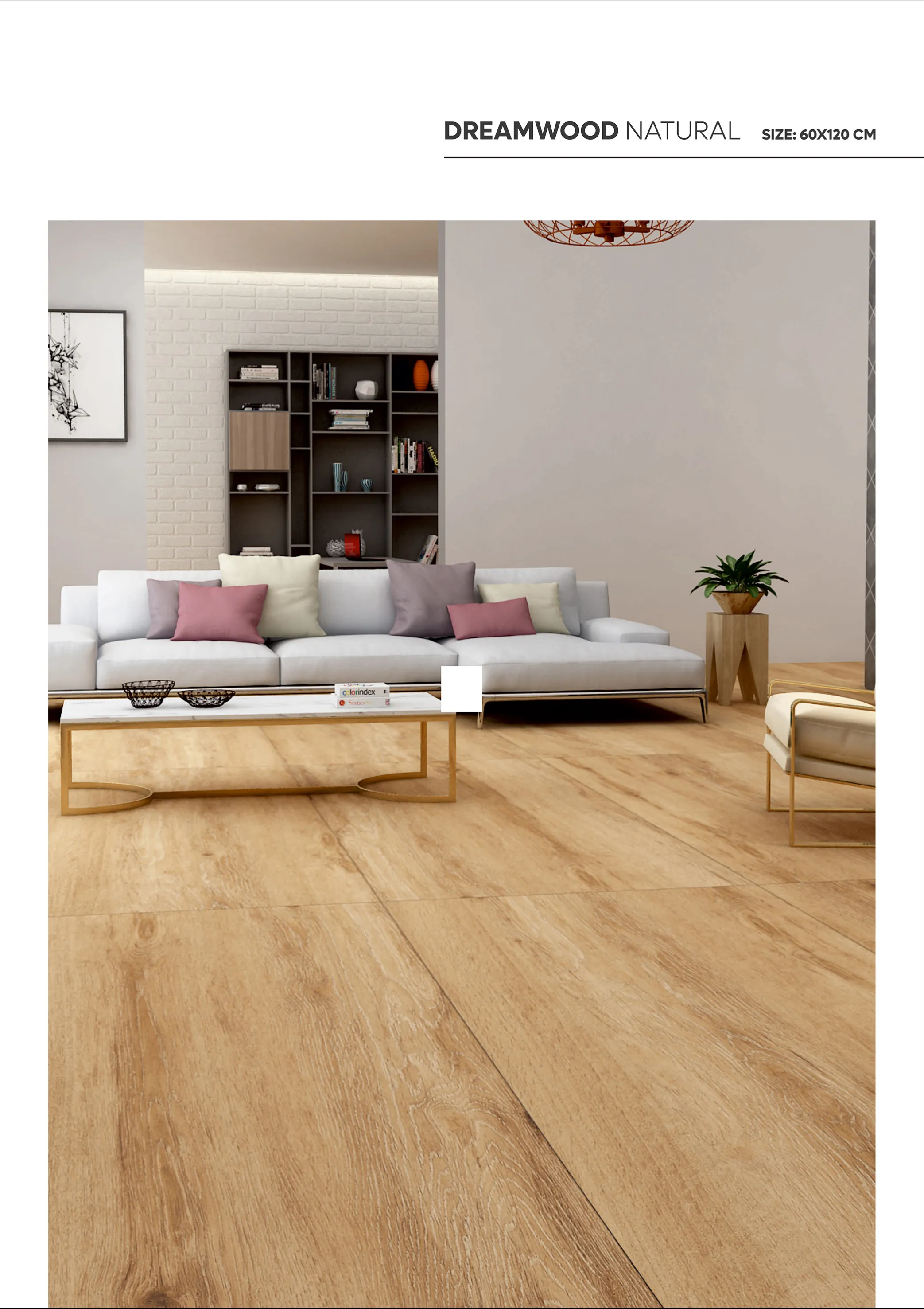 WOODEN SERIES - Design 13 - 600x1200mm Wood
