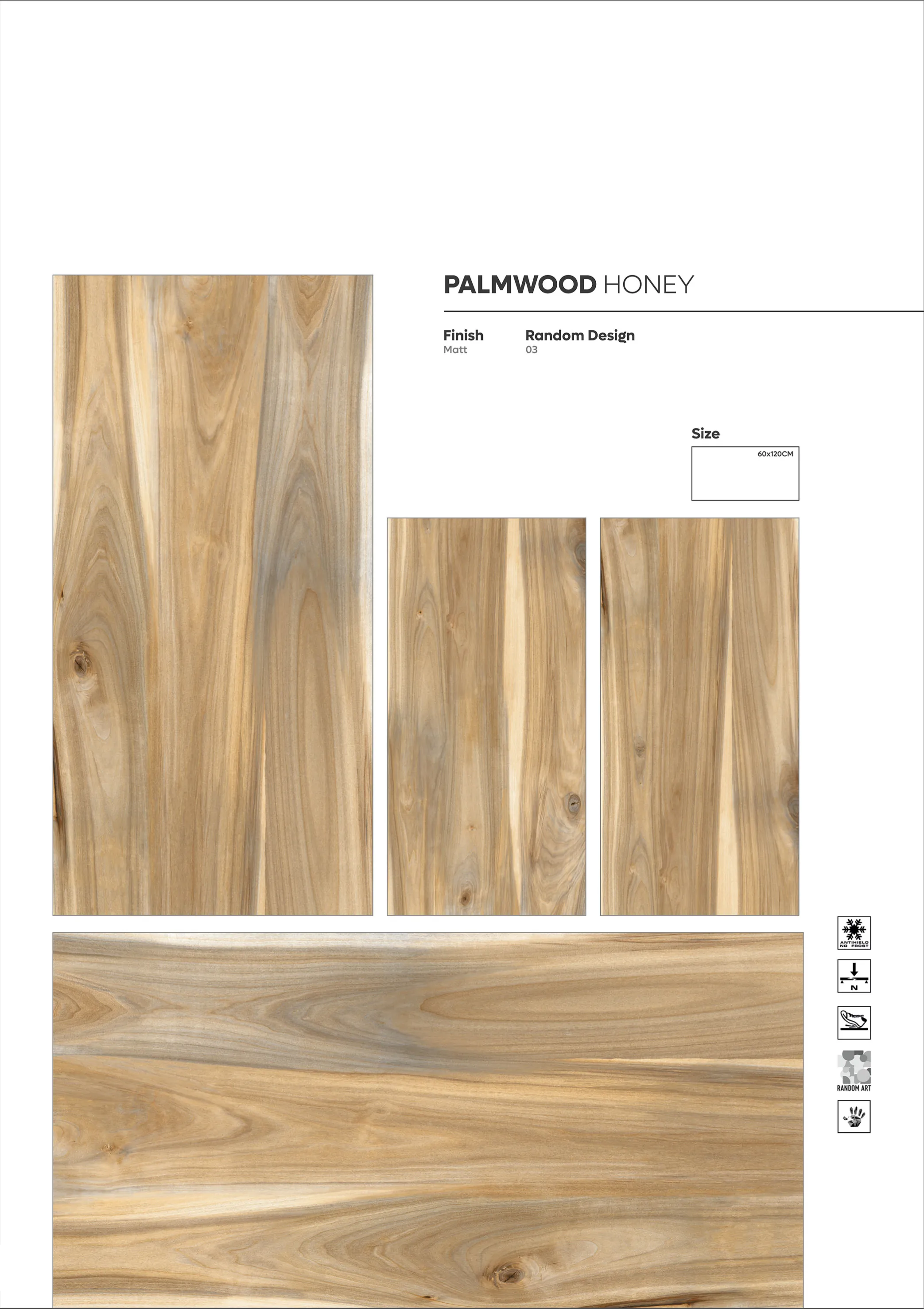 WOODEN SERIES - Design 23 - 600x1200mm Wood