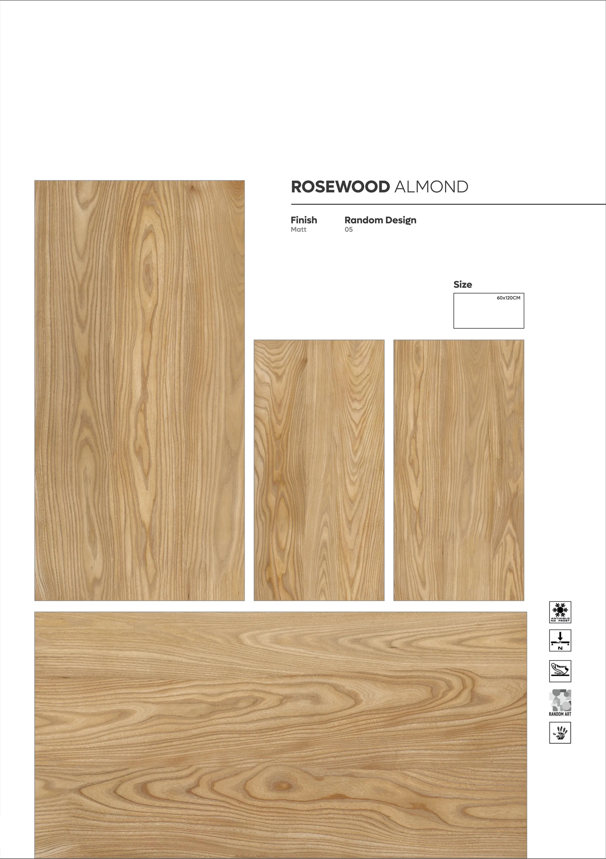 WOODEN SERIES - Design 25 - 600x1200mm Wood
