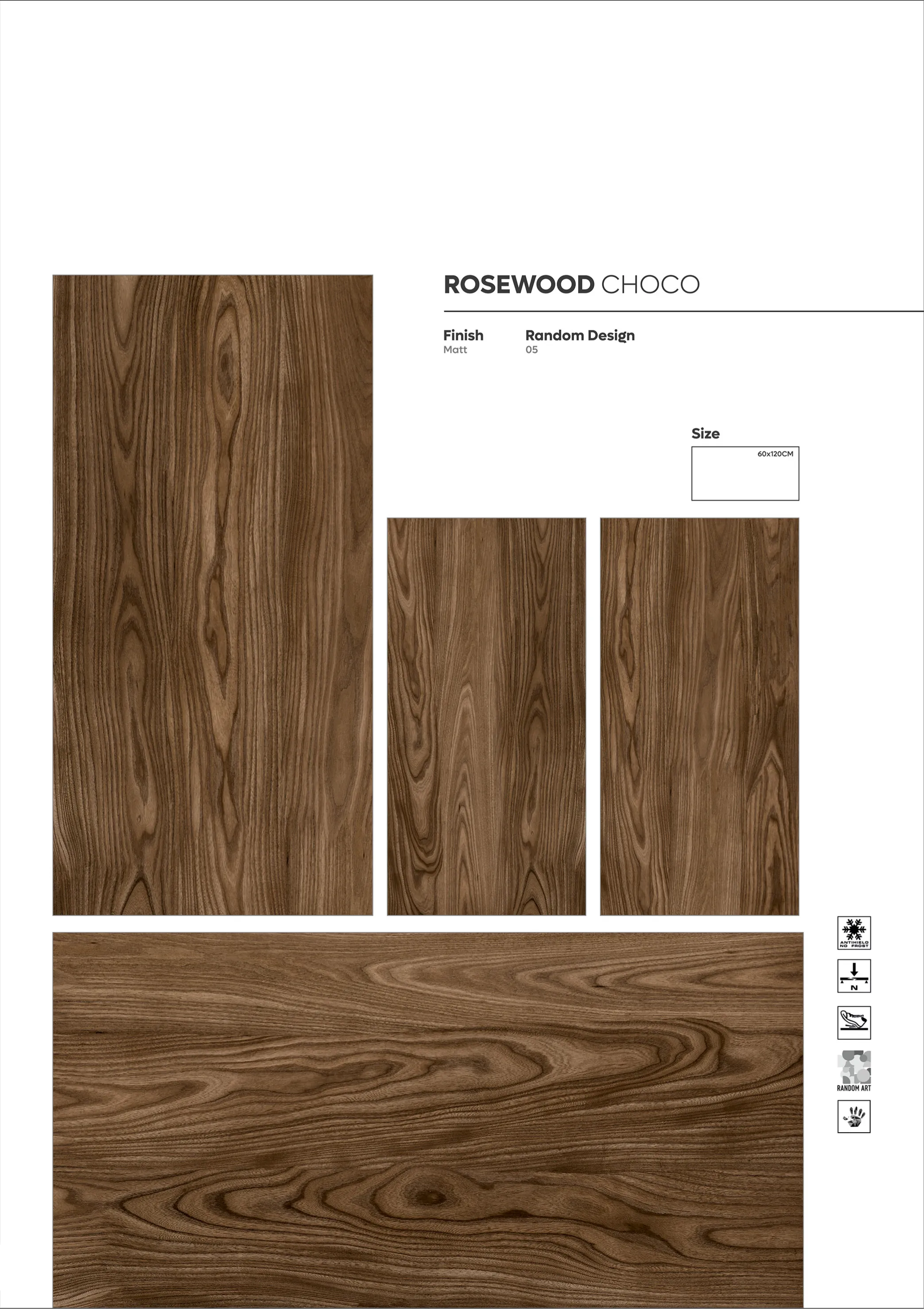WOODEN SERIES - Design 27 - 600x1200mm Wood