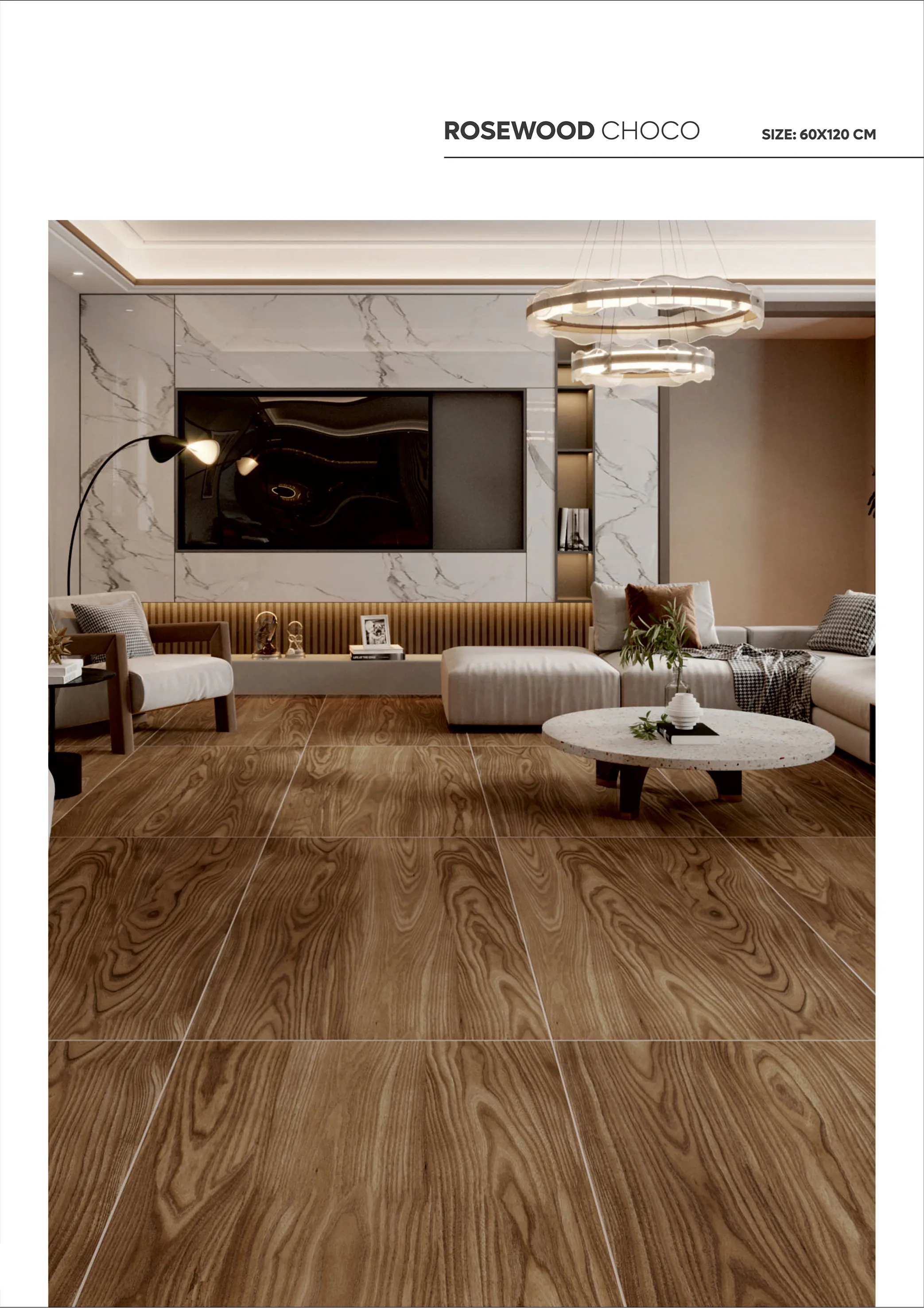 WOODEN SERIES - Design 28 - 600x1200mm Wood