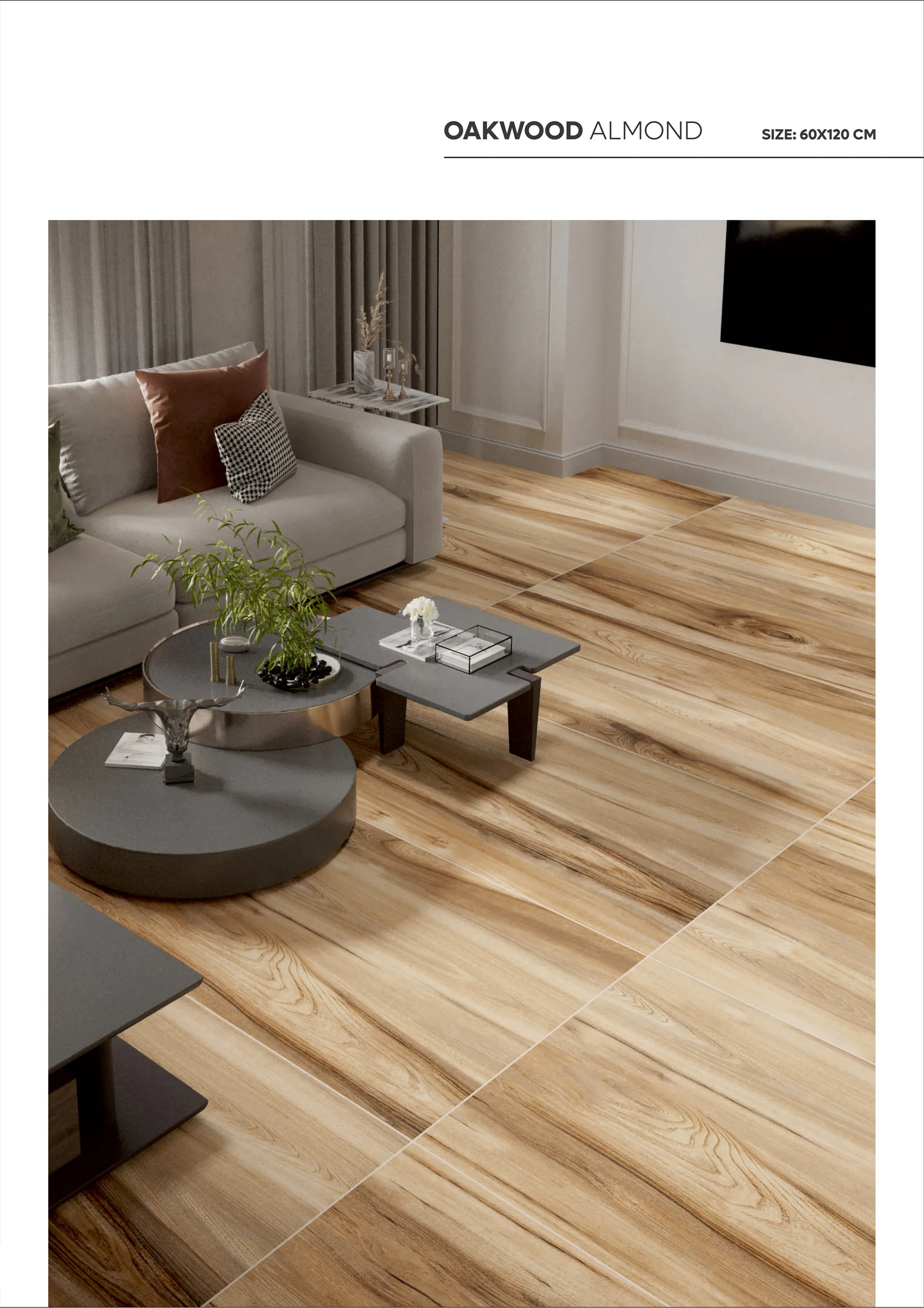 WOODEN SERIES - Design 30 - 600x1200mm Wood