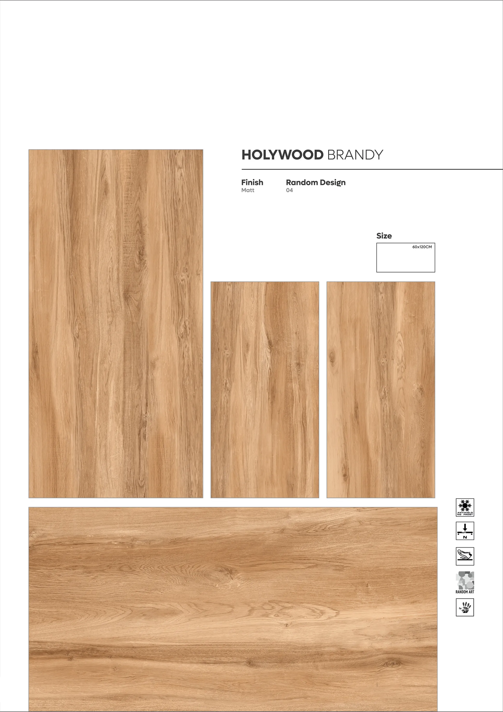 WOODEN SERIES - Design 33 - 600x1200mm Wood