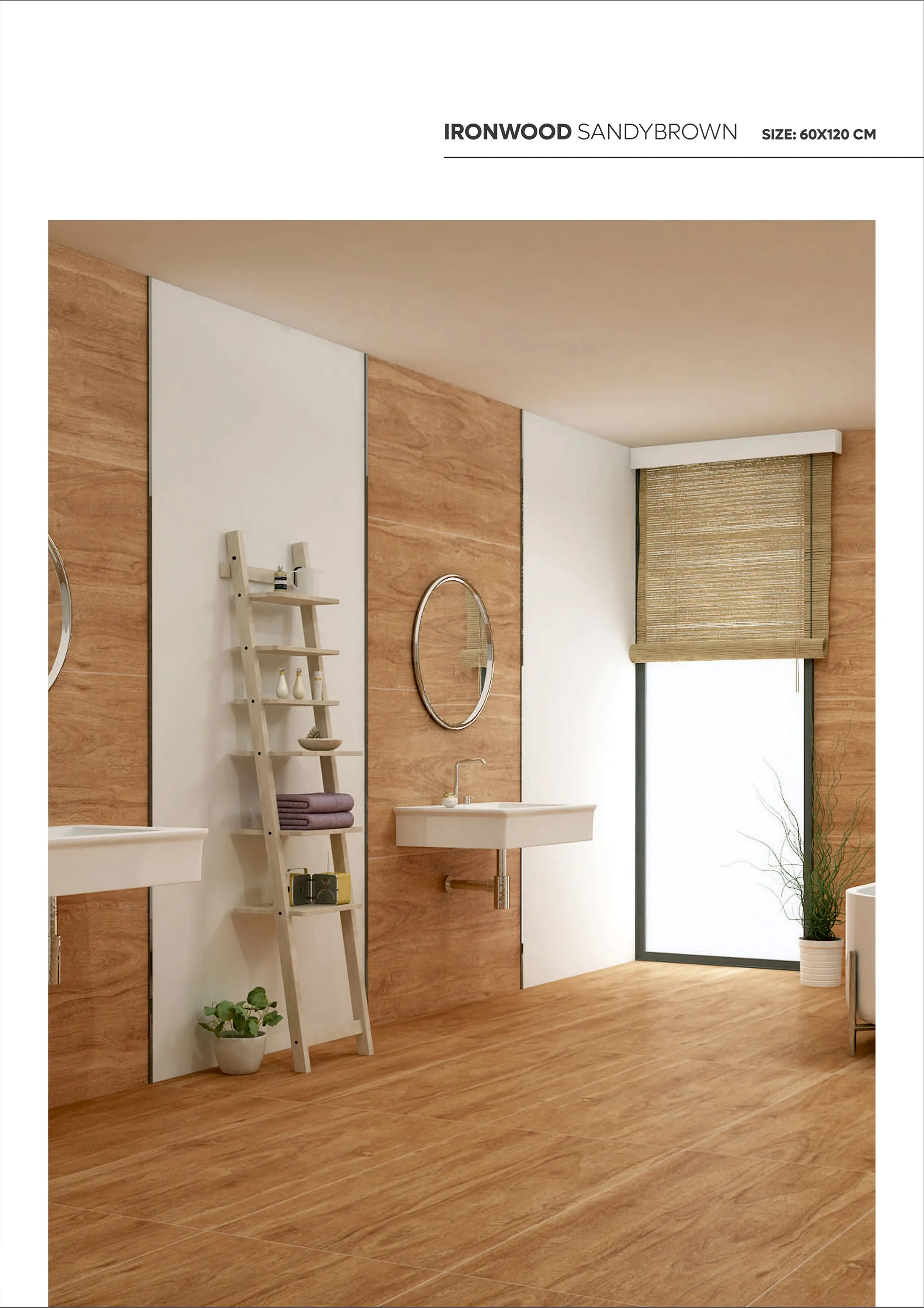 WOODEN SERIES - Design 36 - 600x1200mm Wood