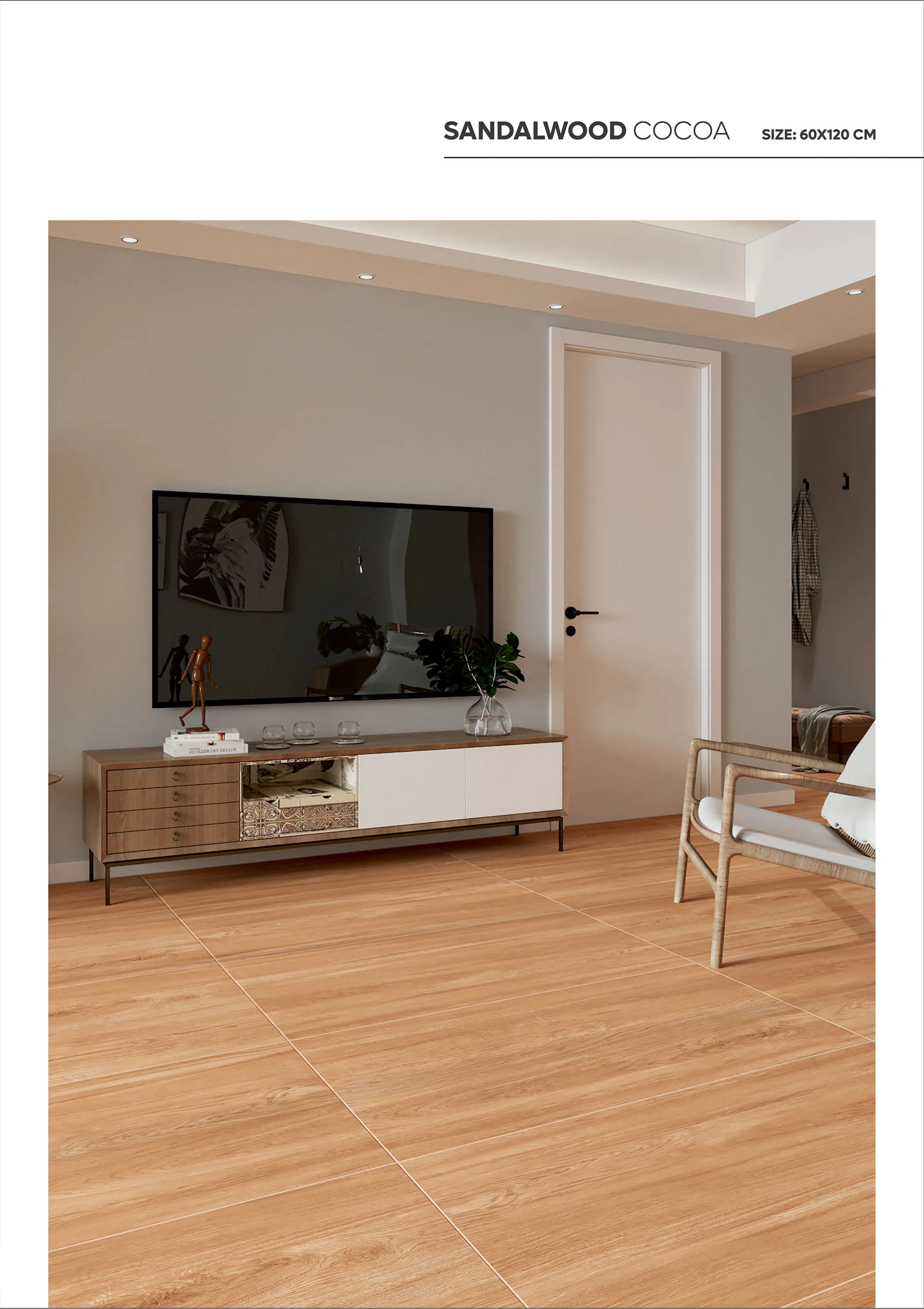 WOODEN SERIES - Design 38 - 600x1200mm Wood
